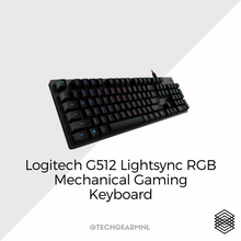 Load image into Gallery viewer, Logitech G512 Lightsync RGB Mechanical Gaming Keyboard