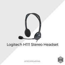Load image into Gallery viewer, Logitech H111 Stereo Headset
