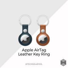Load image into Gallery viewer, Apple AirTag Leather Key Ring