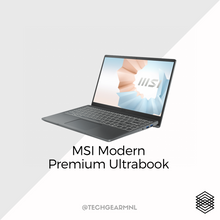 Load image into Gallery viewer, MSI Modern Premium Ultrabook B5M-206PH