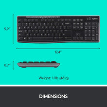 Load image into Gallery viewer, Logitech MK270R Wireless Mouse and Keyboard