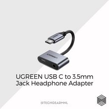 Load image into Gallery viewer, UGREEN USB-C to 3.5mm Jack Headphone Adapter
