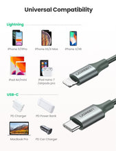 Load image into Gallery viewer, UGREEN USB-C to Lightning Fast-Charging Cable