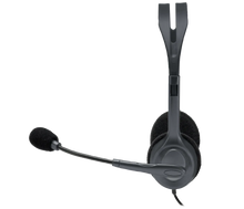 Load image into Gallery viewer, Logitech H111 Stereo Headset