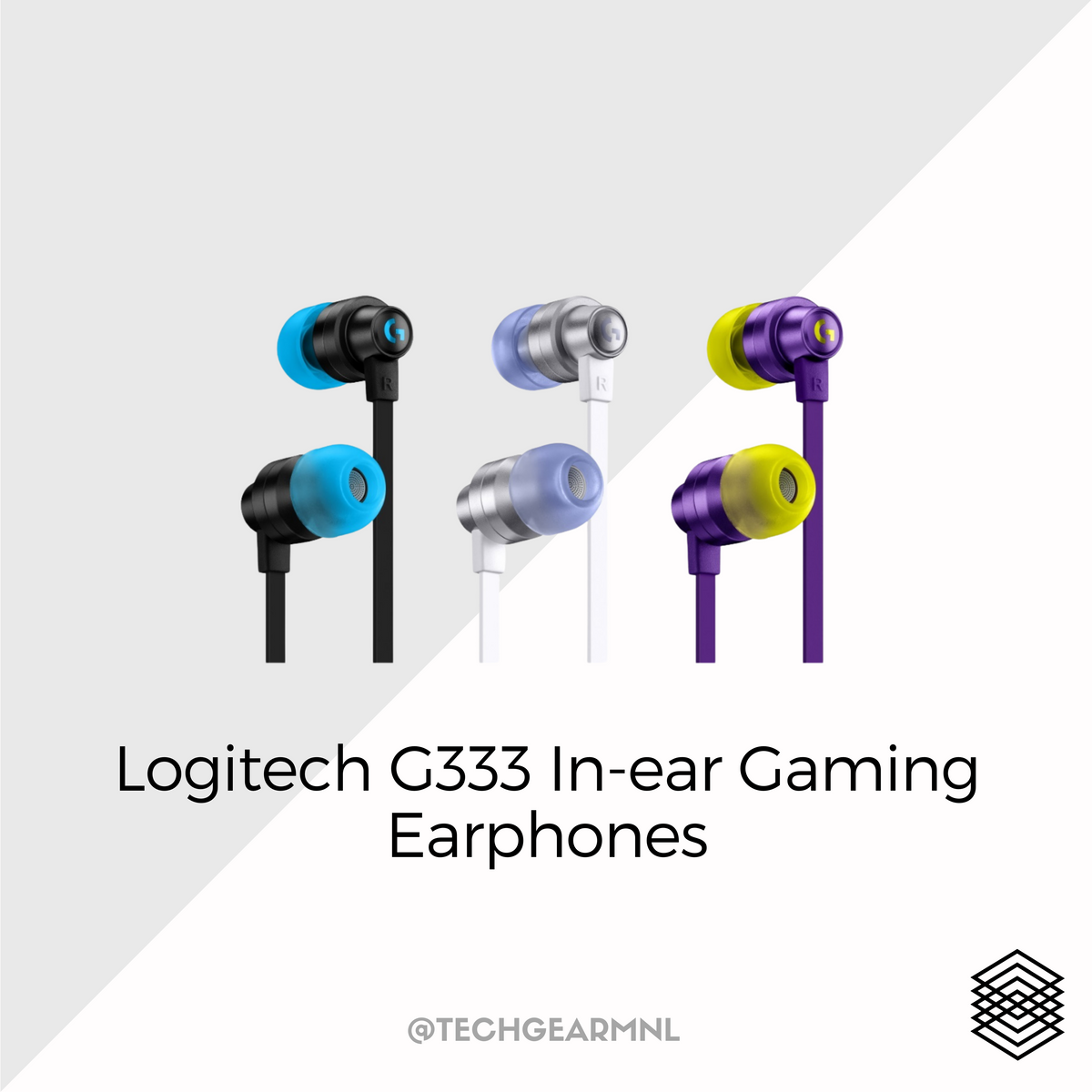 Logitech G333 In-ear Gaming Earphones – TechGear MNL
