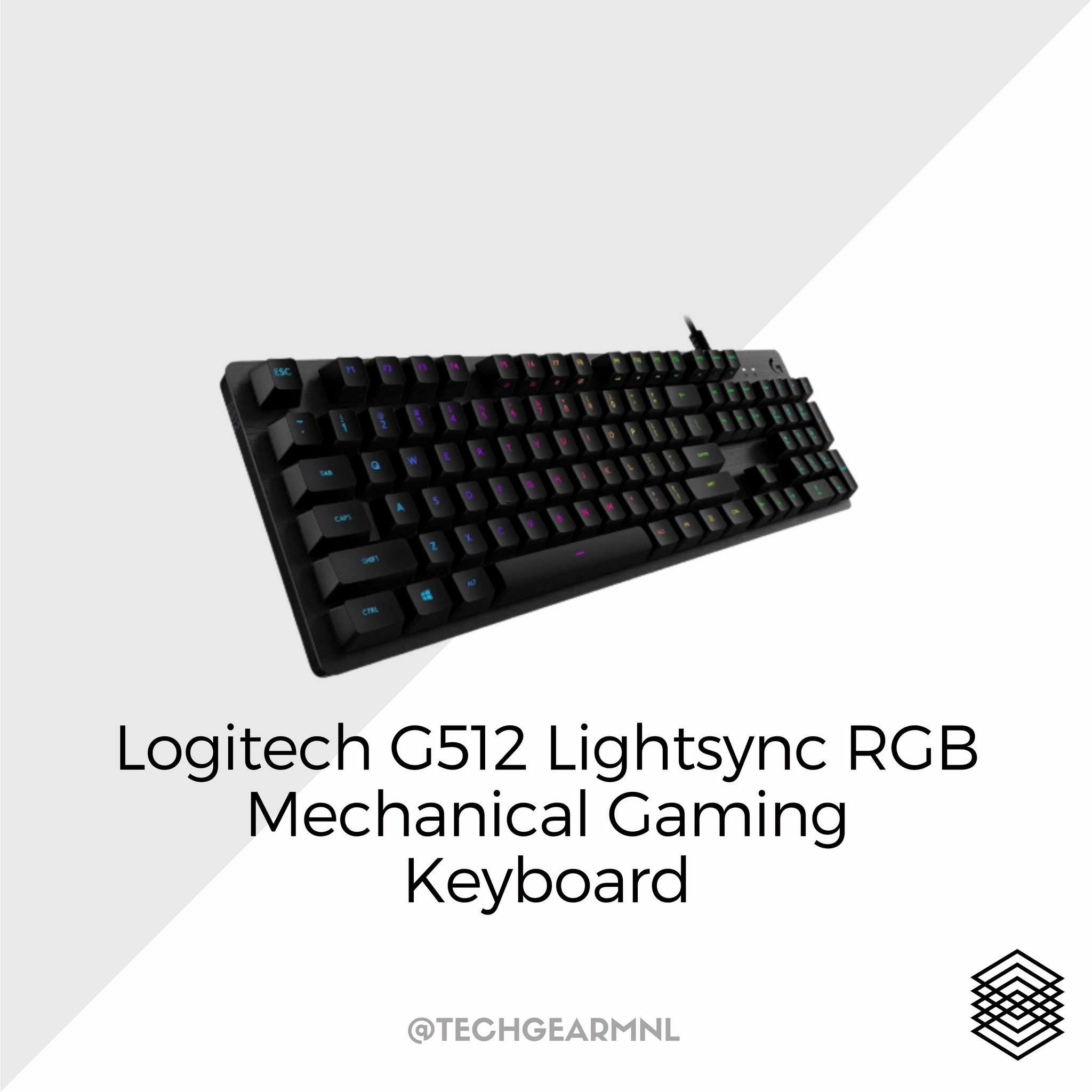 Logitech G512 Lightsync RGB Mechanical Gaming Keyboard – TechGear MNL