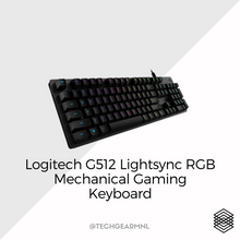Load image into Gallery viewer, Logitech G512 Lightsync RGB Mechanical Gaming Keyboard
