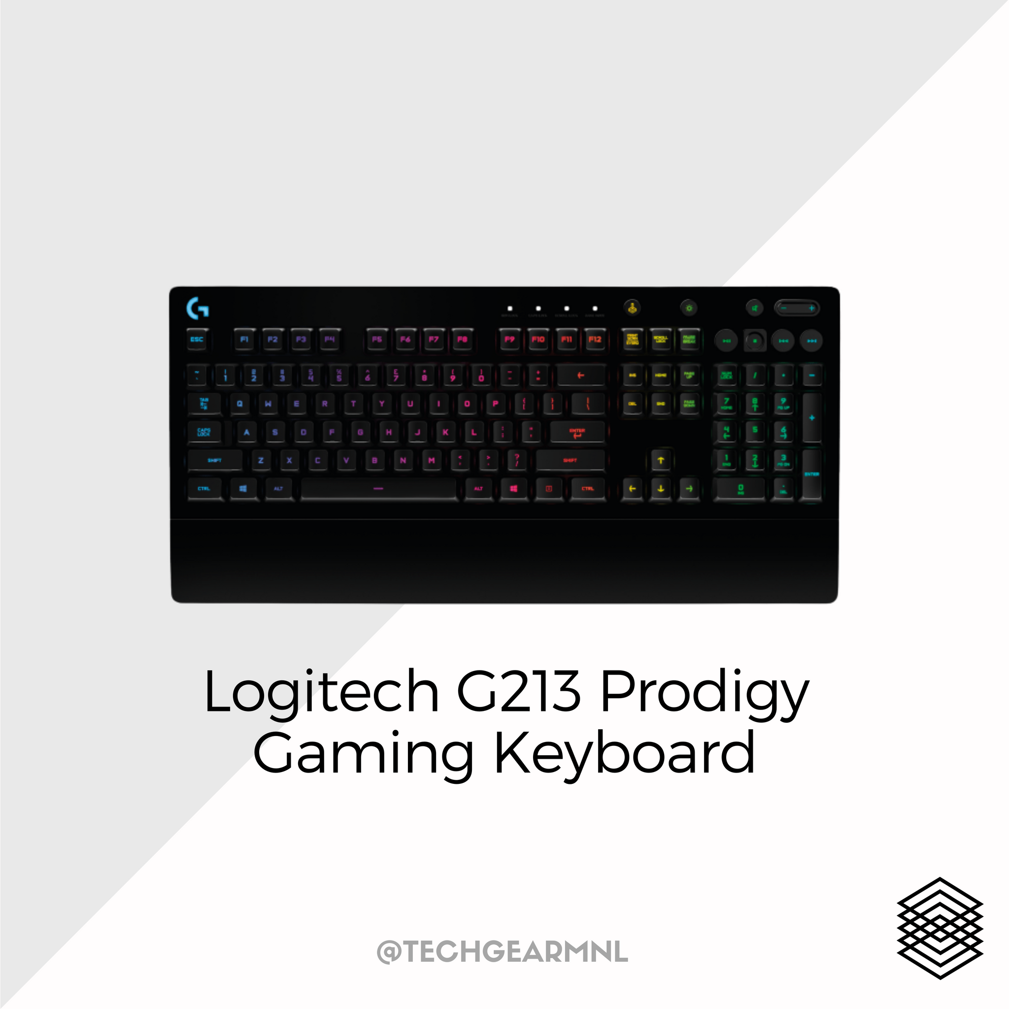 Gå op og ned automat respekt Logitech G213 Prodigy Gaming Keyboard – TechGear MNL