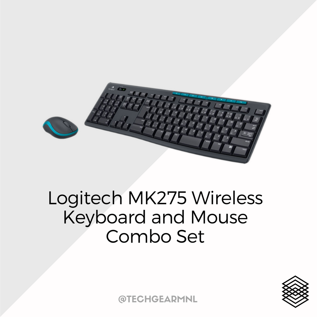 Logitech MK275 Wireless Keyboard and Mouse Combo Set