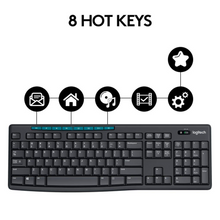 Load image into Gallery viewer, Logitech MK275 Wireless Keyboard and Mouse Combo Set
